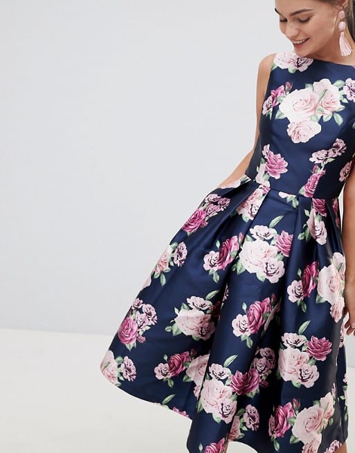 floral wedding guest outfits