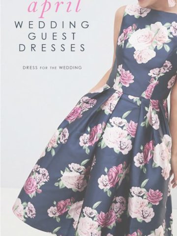 pink floral wedding guest dress