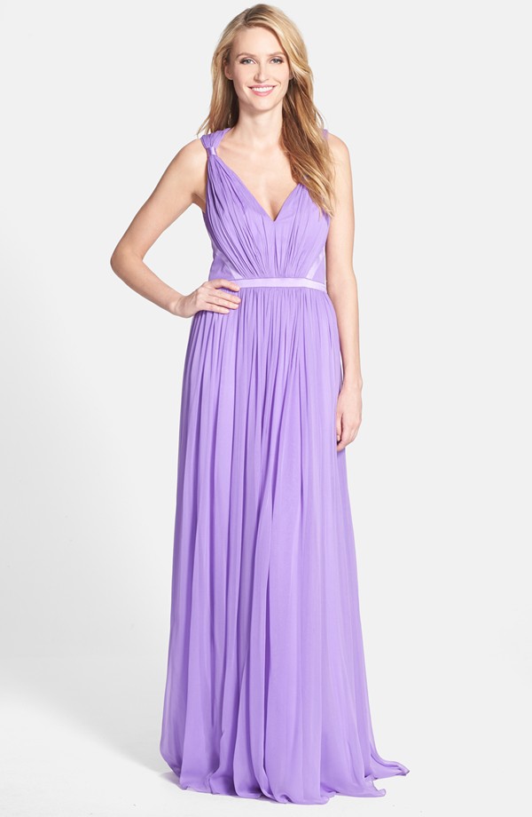 Lavender formal gown