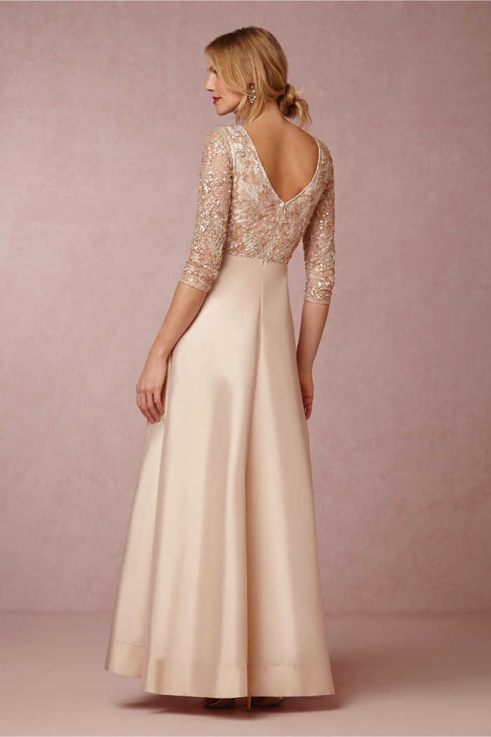 Blush beaded MOB dress Viola BHLDN