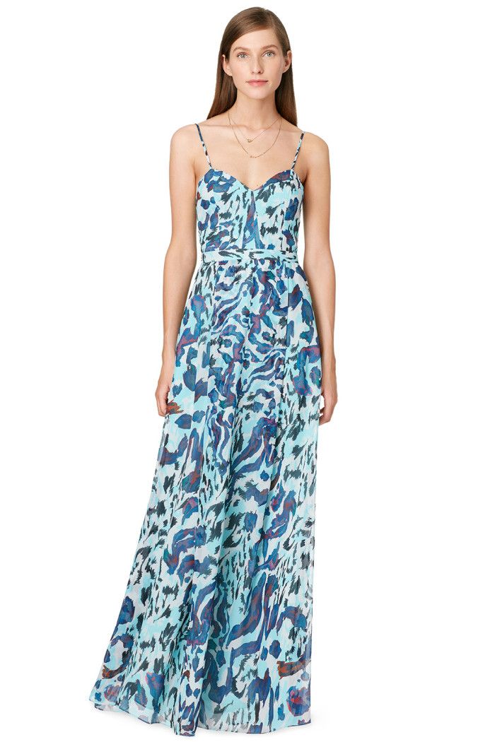 Maxi dress for a beach wedding in May