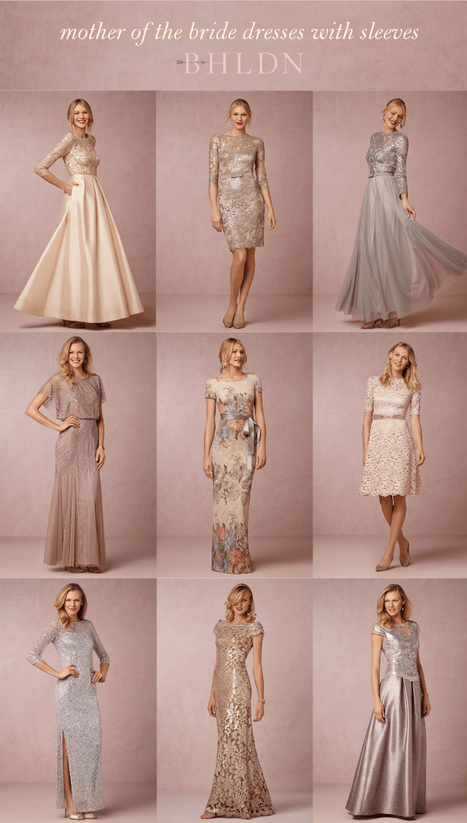 Mother of the Bride Dresses with Sleeves BHLDN