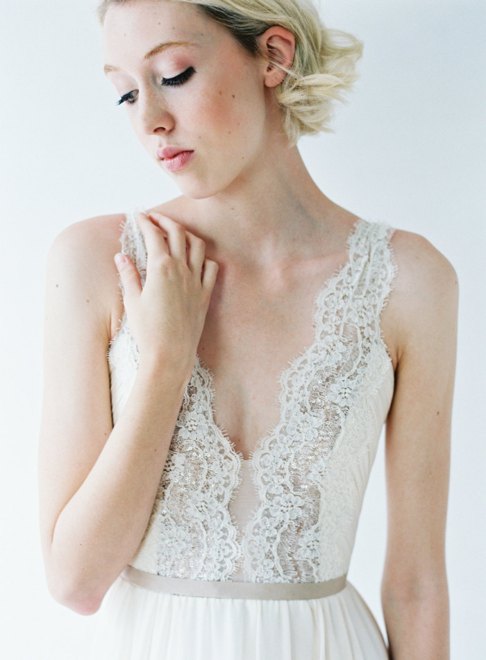 Truvelle Wedding Dresses | Lace Detail on Wedding Dress