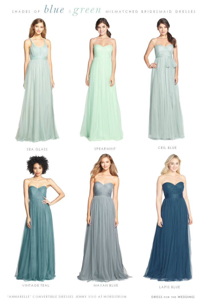 How to Mix and Match Bridesmaid Dresses