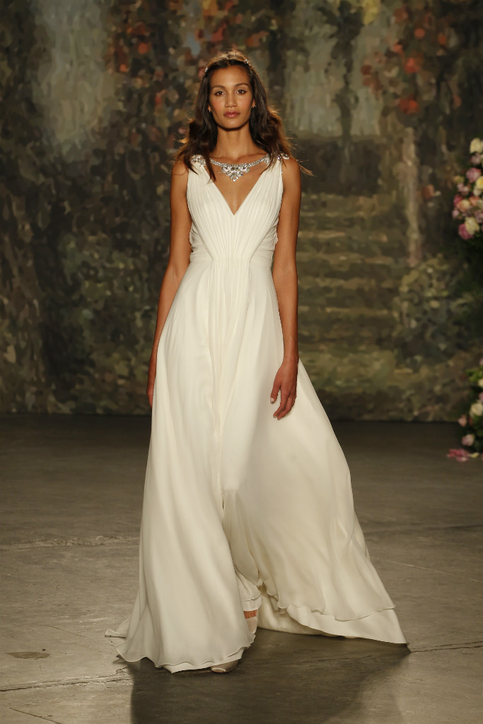 Jenny Packham Bridal Gowns 2016 V Neck Gown