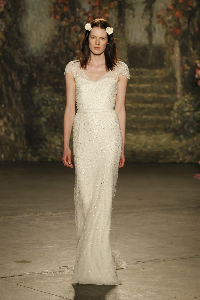 Beaded Jenny Packham Wedding Gown