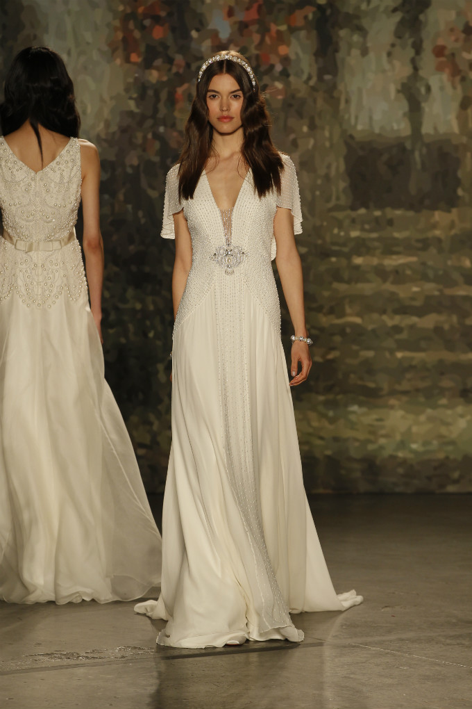 Art Deco style beaded bridal gown | Jenny Packham Bridal Collection 2016