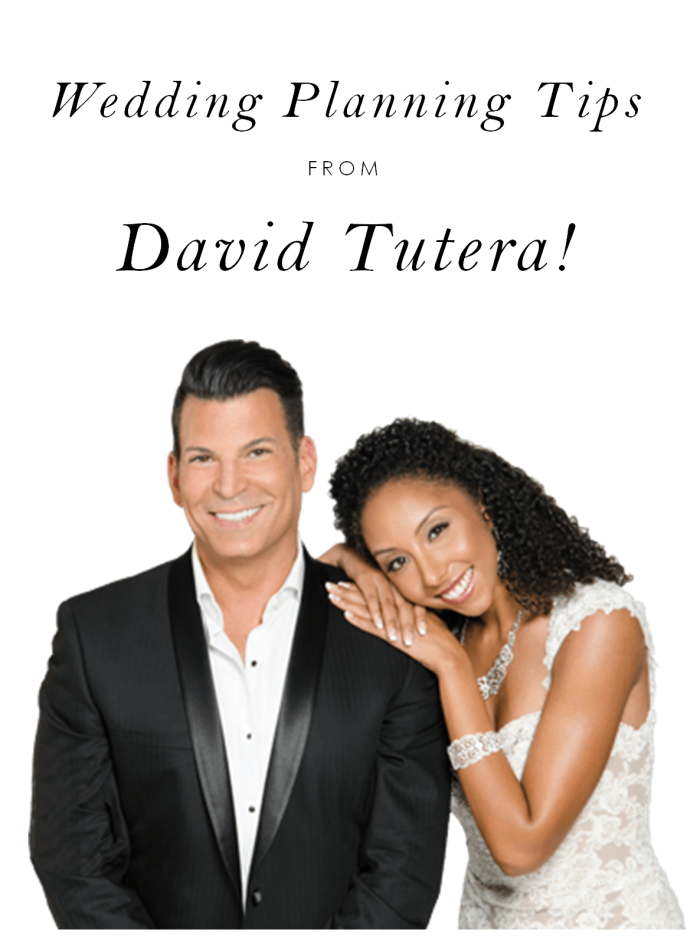 Wedding planning tips from David Tutera