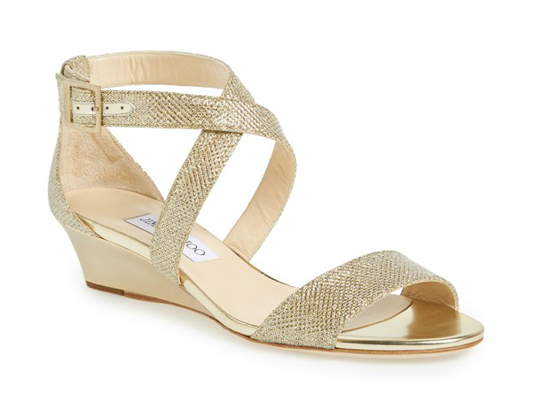 dressy wedge sandals for wedding