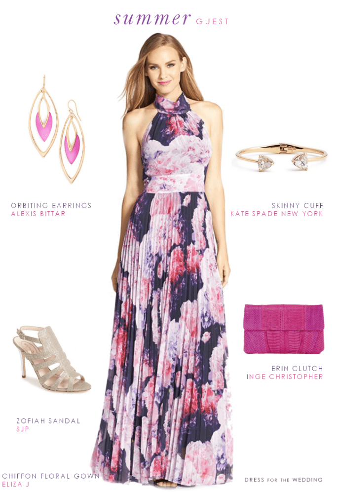 Summer wedding guest outfit