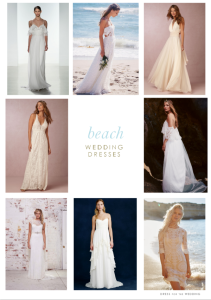 beach wedding dresses for principal sponsors