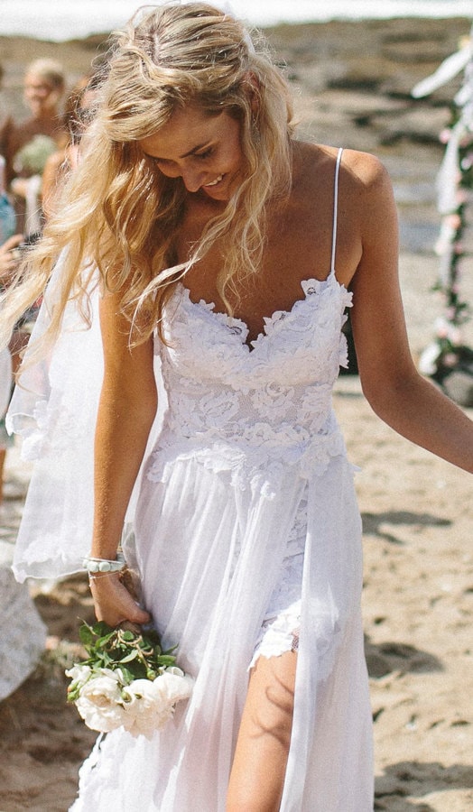 Bohemian Wedding Dress by Grace Loves Lace