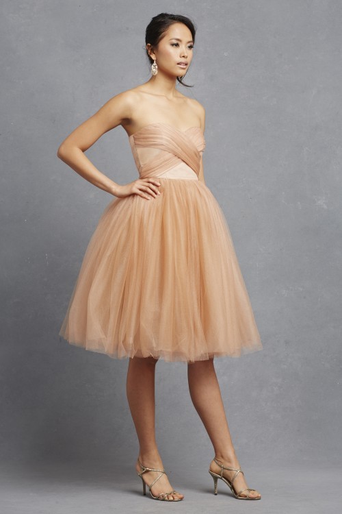 Kenna short tulle bridesmaid dress from Donna Morgan