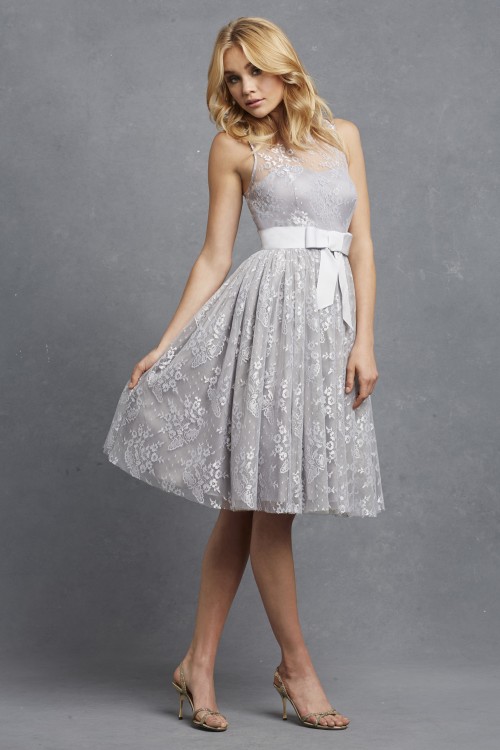  Short lace bridesmaid dress | Libby by Donna Morgan