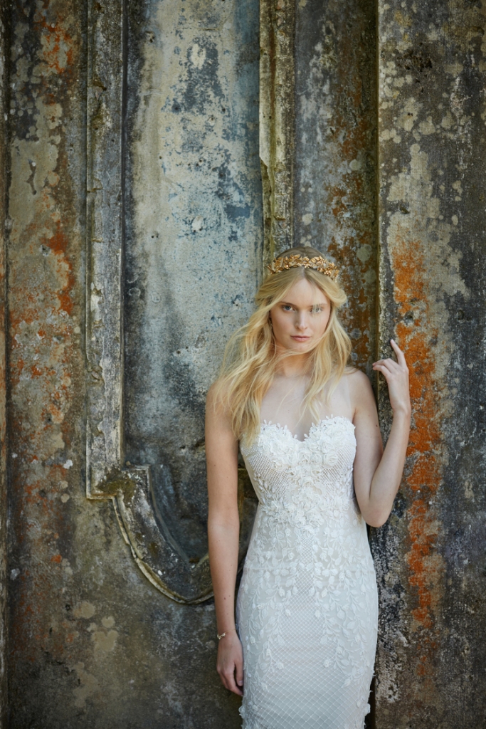 Illusion neckline wedding dress | Ashton from BHLDN