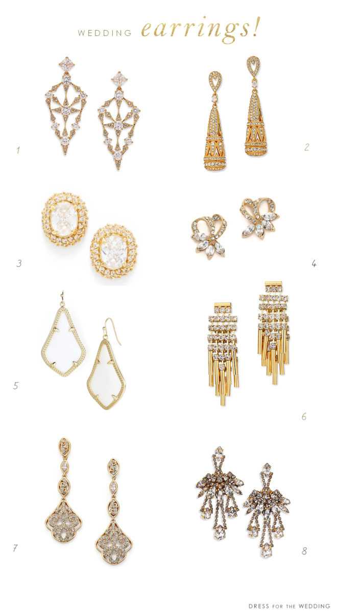 wedding earrings