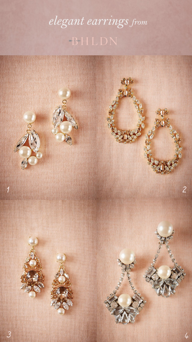 Bridal earrings