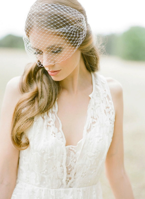 Handmade birdcage Veil by Percy Handmade | Jemma Keech Photography