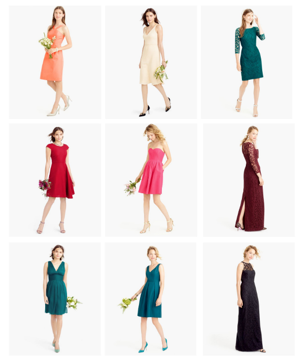 The New J.Crew Bridesmaid Dresses for Fall 2015
