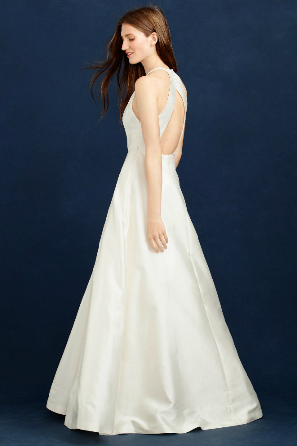 silk ballgown wedding dress from J.Crew