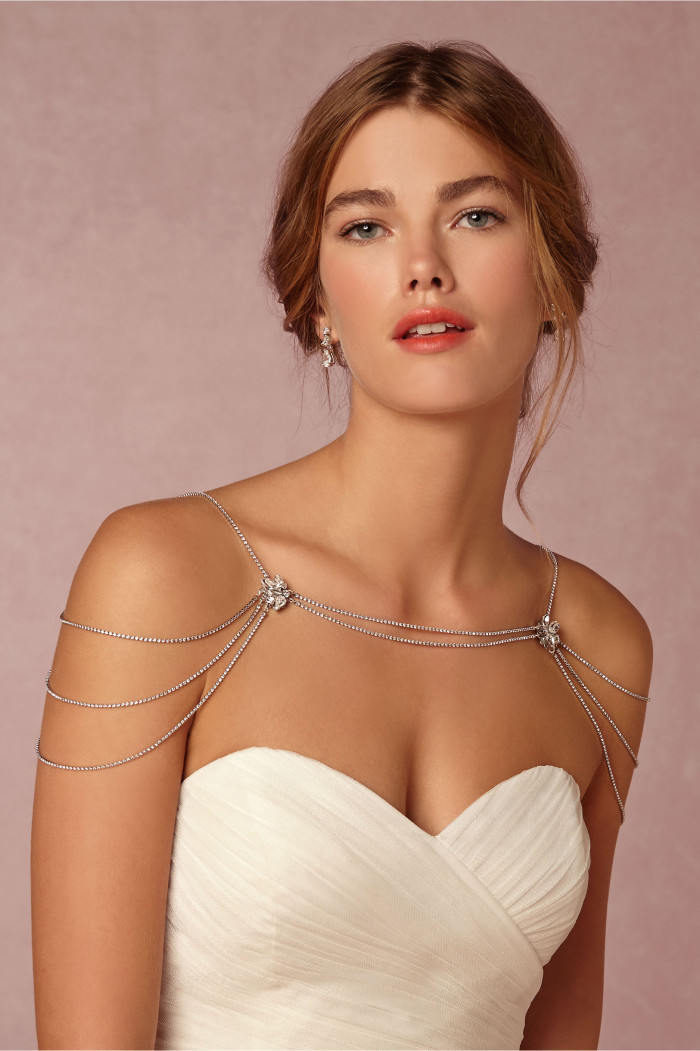 Shoulder chain for a bride | BHLDN Reina Necklace