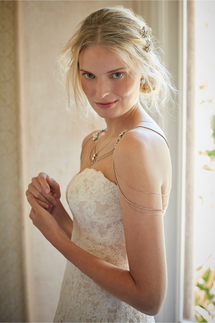 Shoulder chain for a bride | Nika necklace BHLDN