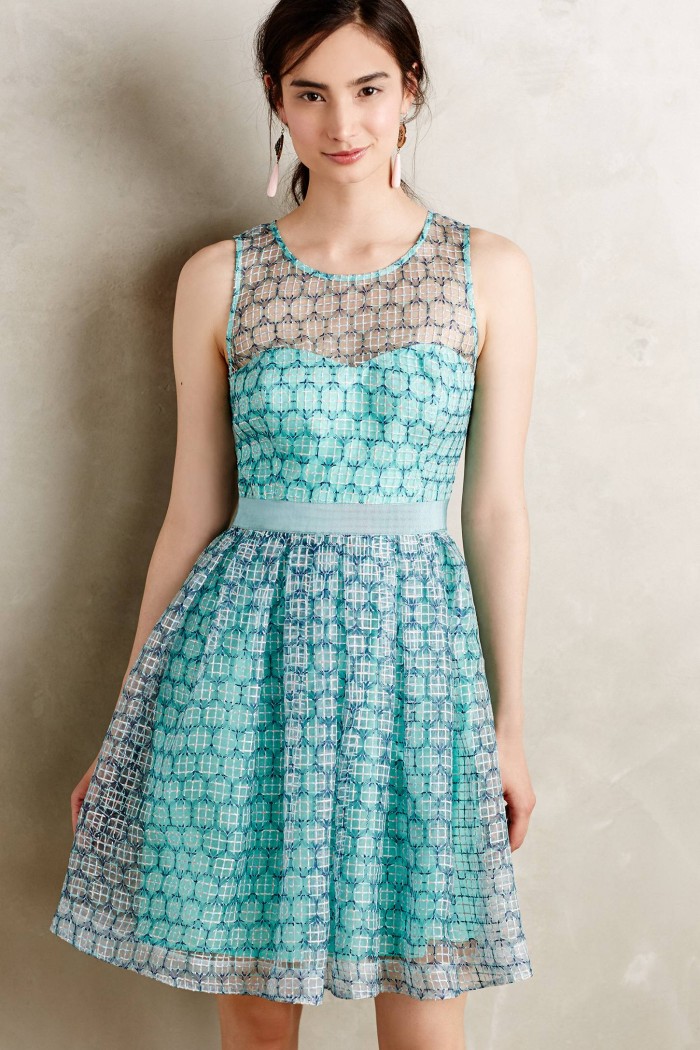Light blue lace dress