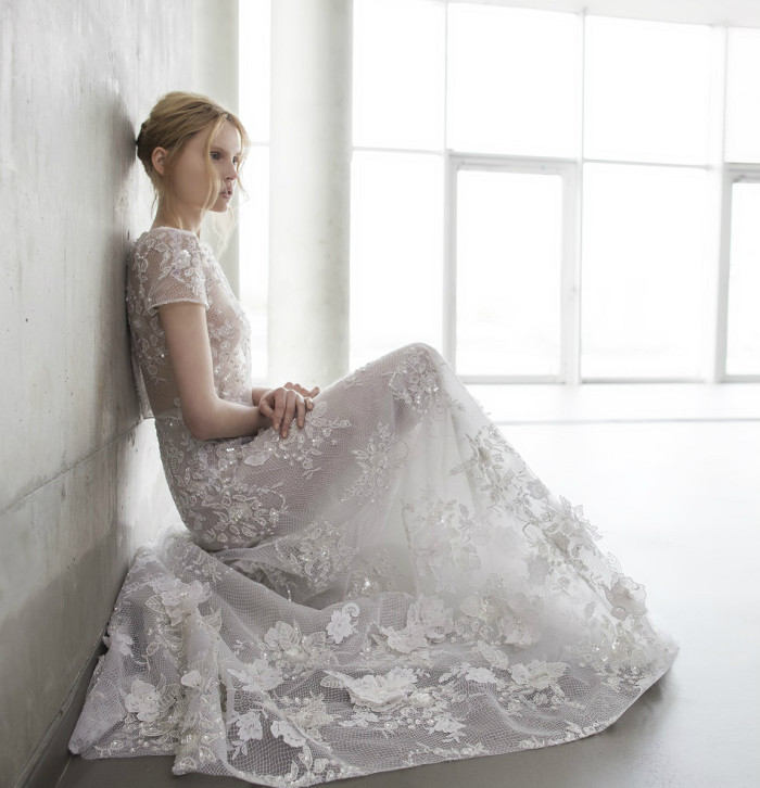 Lola wedding dress by Mira Zwillinger | Photography by Alexander Lipkin,