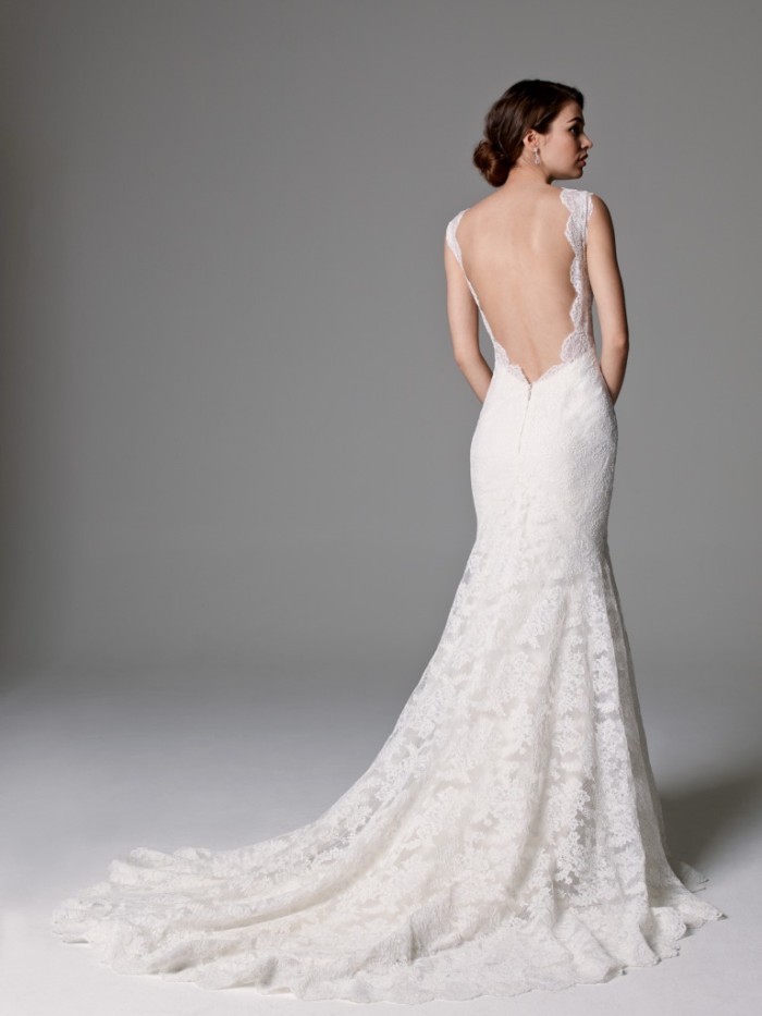 Low back wedding dress | Somerset by Watters