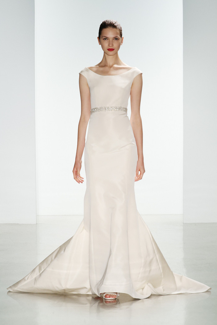 Sleek wedding gown | Robyn by Amsale Fall 2016