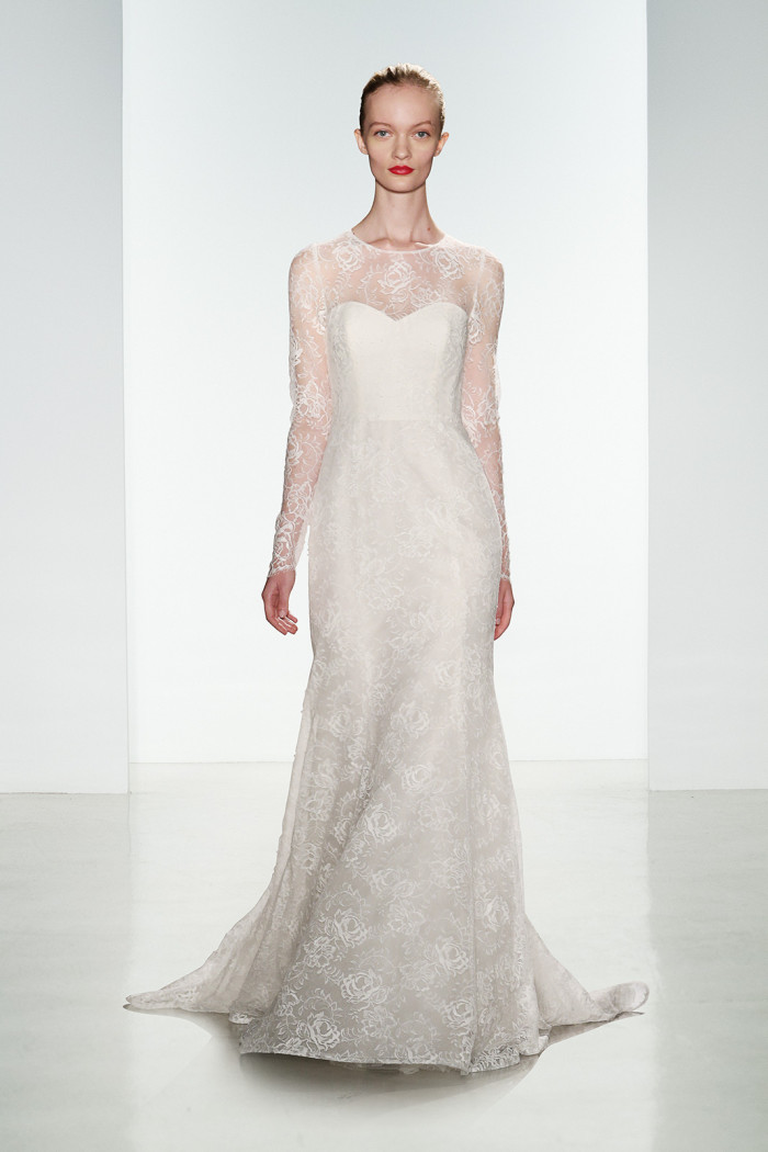 Tegan | Long sleeve lace wedding dress by Amsale for 2016 