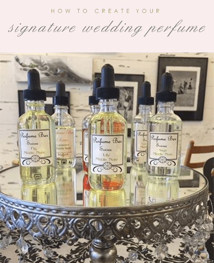 How to create a signature scent for your wedding perfume