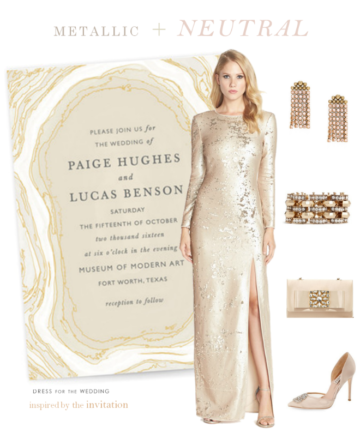 neutral dressforthewedding