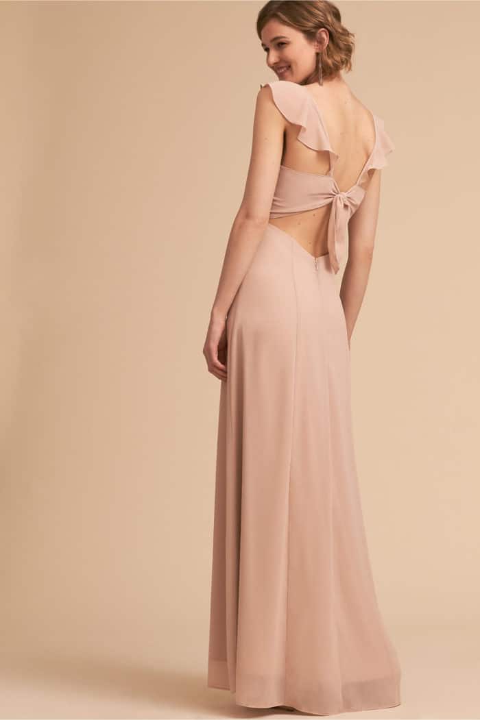 bhldn ruffled bridesmaid dress under 150