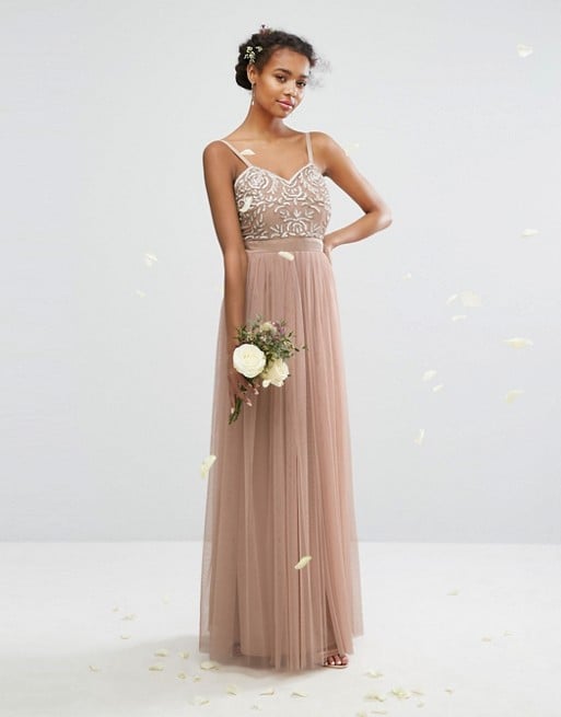 tan bridesmaid dresses