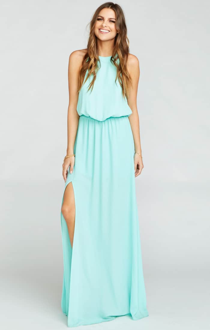 Seaglass Bridesmaid Dress