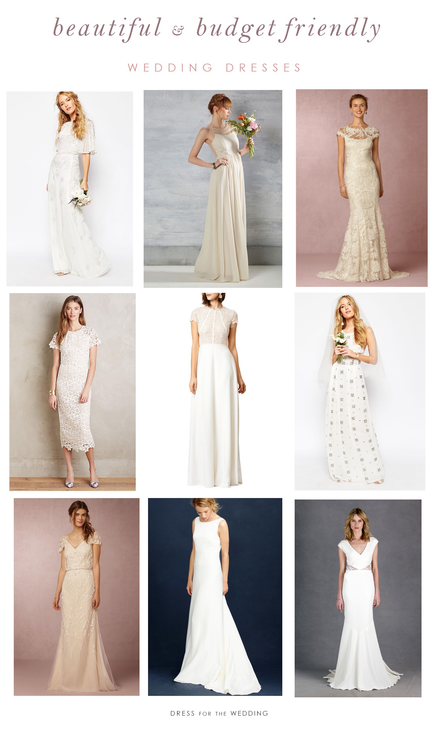 Beautiful and Budget-Friendly Wedding Dresses!