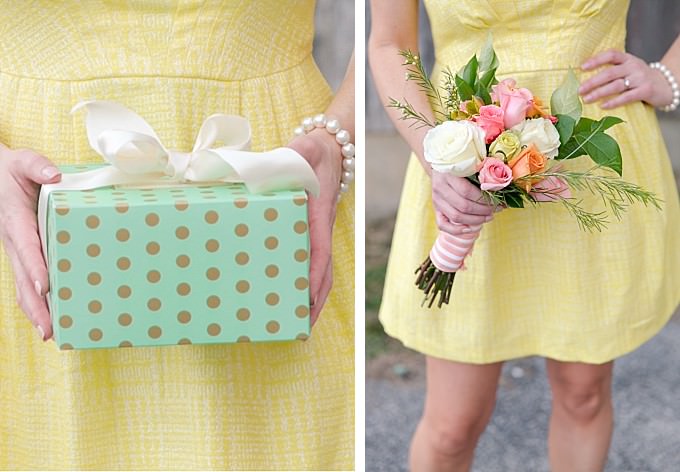 Cute yellow dress and accessories for a bridal shower or wedding | ModCloth | Photography by Brittney Kreider