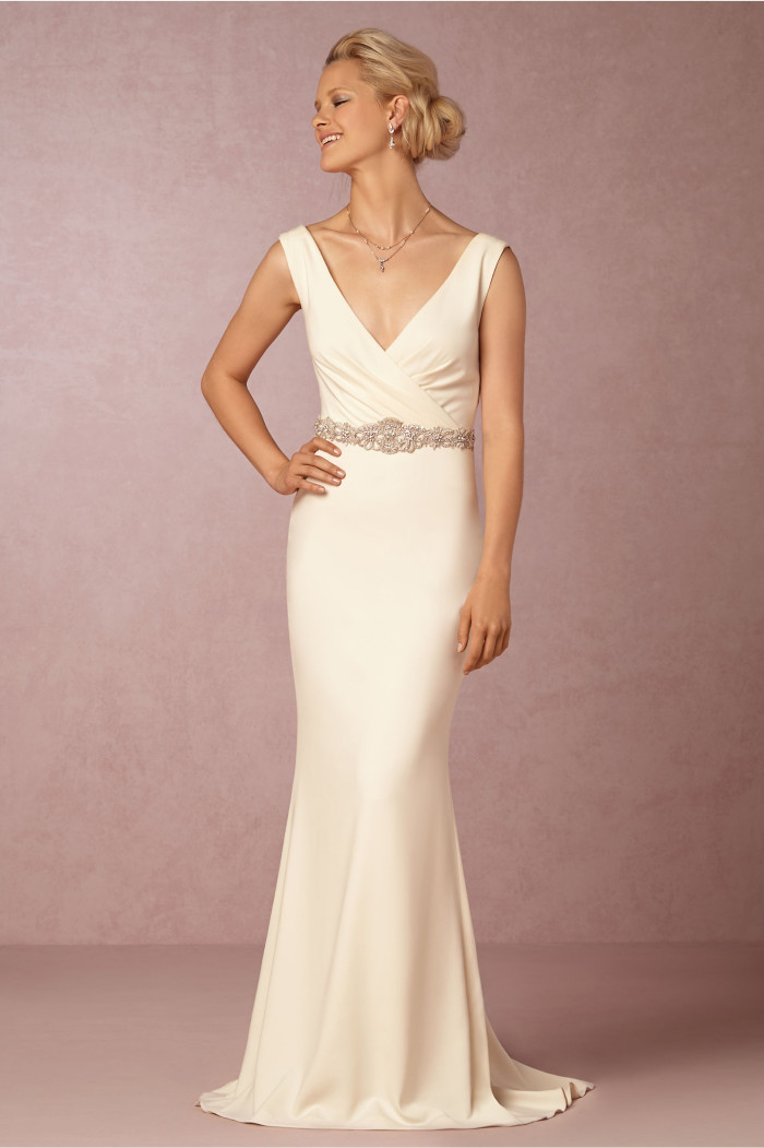 Sophisticated wedding dress under 1000 |Livia Gown from BHLDN