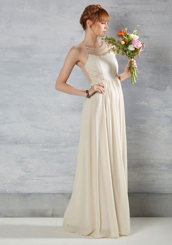 Goddess wedding dress under 300 | Found at ModCloth