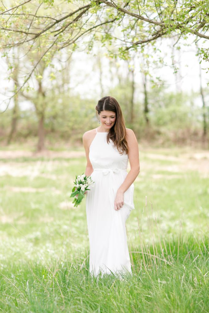 Modern wedding dress from ModCloth