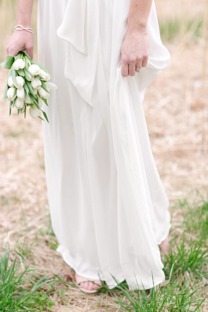 Simple wedding dress for outdoor wedding | Dress from ModCloth