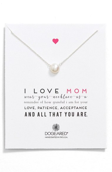 I Love Mom Necklace | Mother of the Bride Gifts