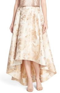 midi skirt and top set for wedding