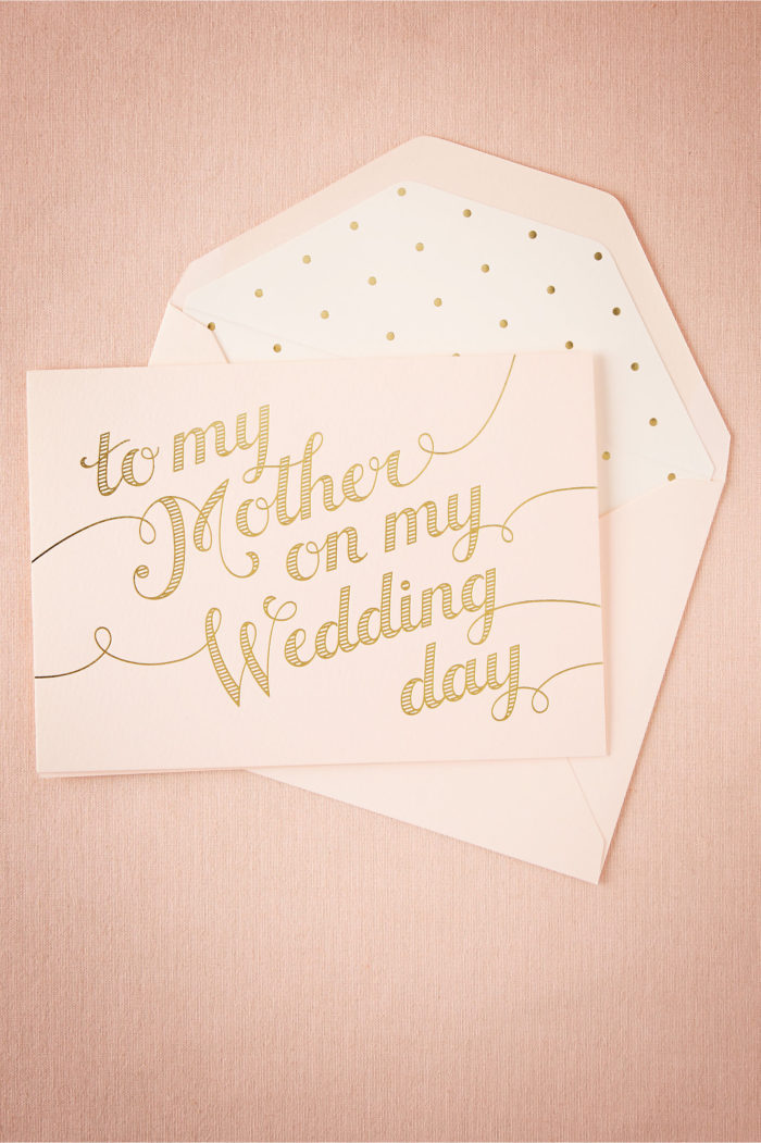 Card for Mother of the Bride |BHLDN