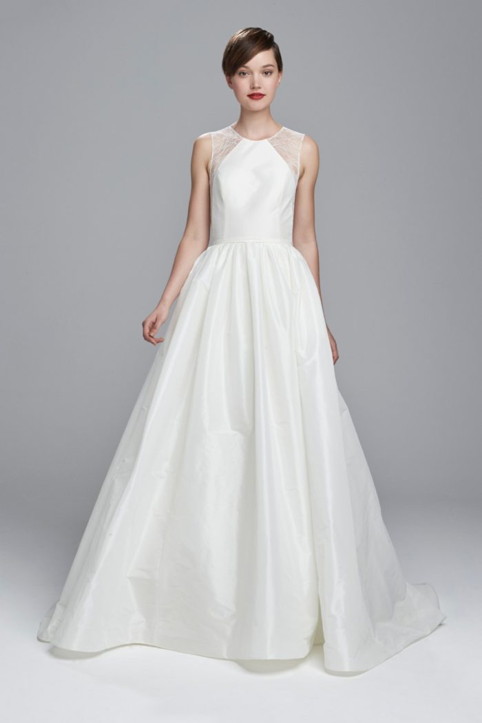 Ballgown wedding dress with pockets