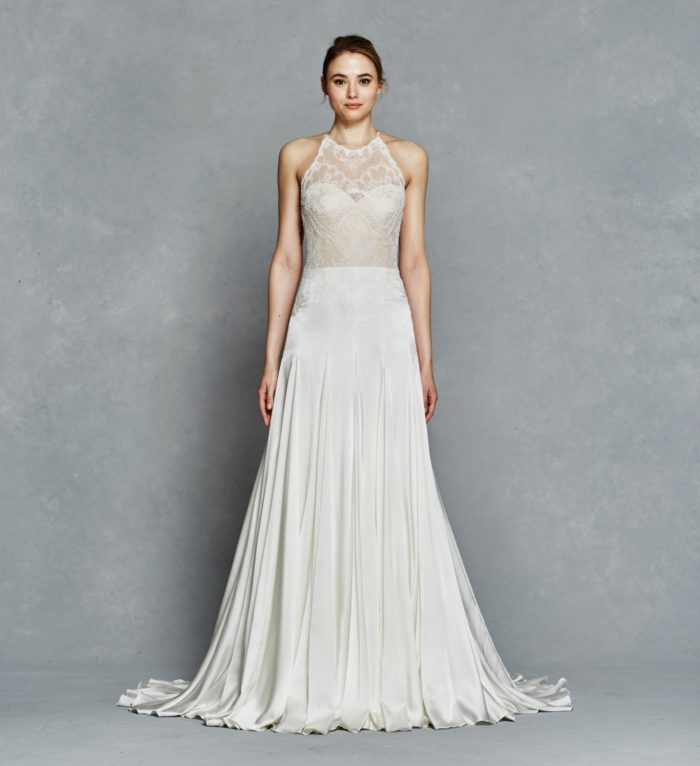 Lace top wedding dress |Rosalee by Kelly Faetanini