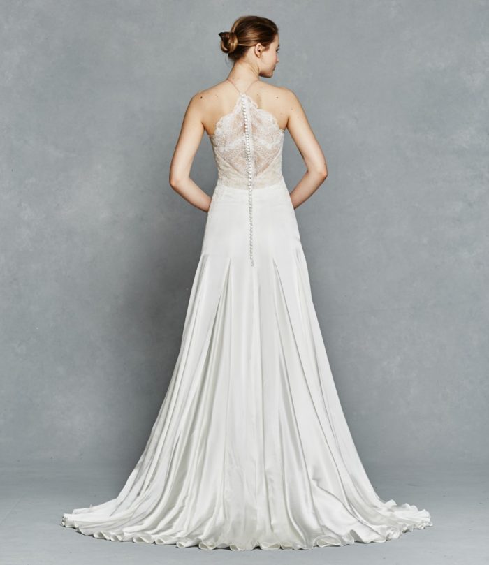 Lace back wedding gown | Rosalee