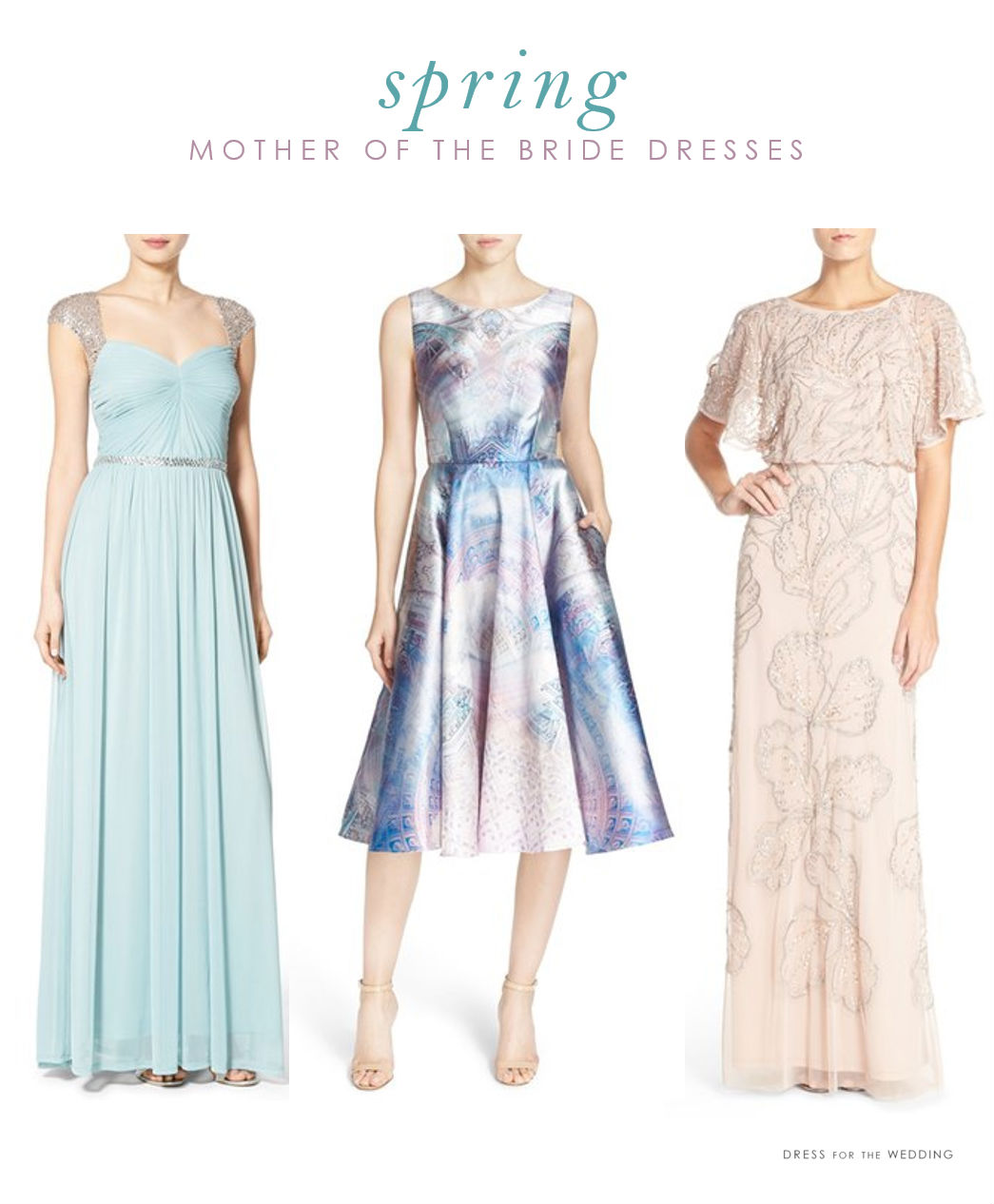 Spring Mother  of the Bride Dresses  Dress  for the Wedding 