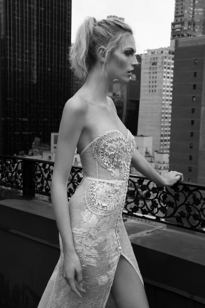 Sheer couture bridal gown | Inbal Dror Bridal 2016